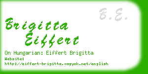 brigitta eiffert business card